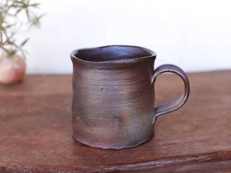 備前焼 コーヒーカップ　c3-071 - マグカップ - 陶器 ブラウン