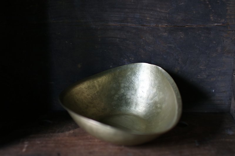 Tanaka Bronze _ Brass Bowl C13 - Bowls - Copper & Brass Gold