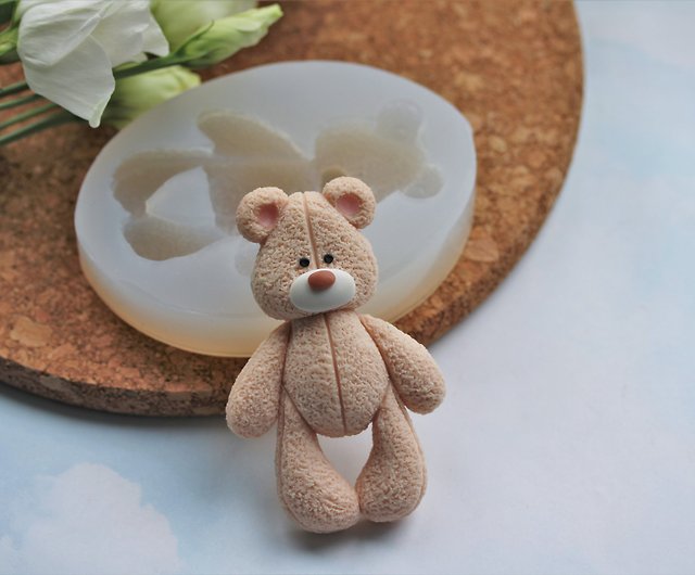 Bear silicone mold Fondant, Cake decorating tools, polymer clay