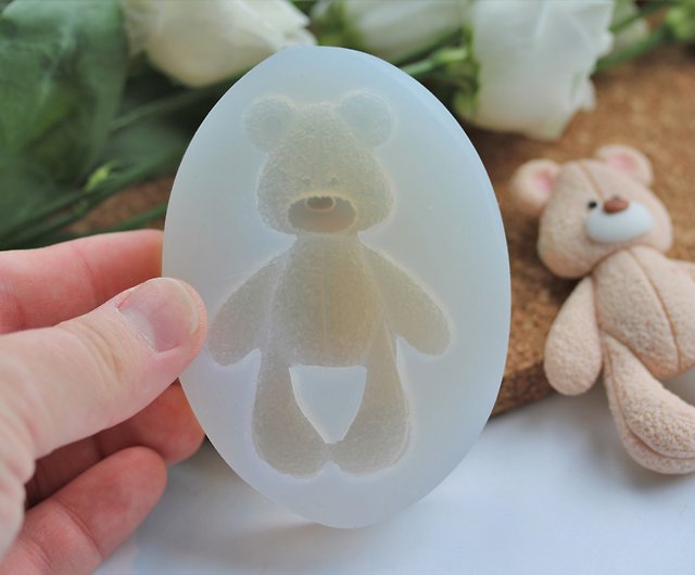 Bear silicone mold Fondant, Cake decorating tools, polymer clay mould,  resin - Shop Art_Molds Candles, Fragrances & Soaps - Pinkoi