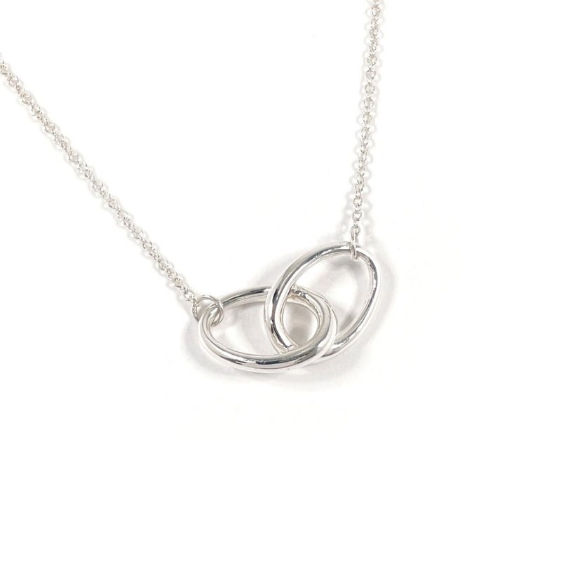 【日本直送 中古美品】ティファニー TIFFANY&Co. ネックレス ダブルループ エルサペレッティ シルバー925 アクセサリー 新品仕上げ済み - 項鍊 - 純銀 銀色