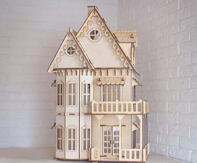 Victorian store dollhouse kit