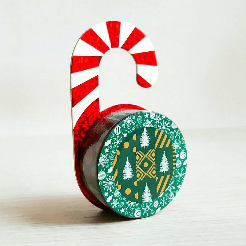【Hoppy】 Christmas paper tape X'mas-G Tree / GTIN: 4713077971802 - Washi Tape - Paper 