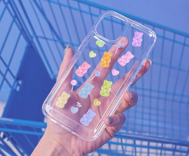 Bling Bling gummy bears Transparent mobile phone case Shop