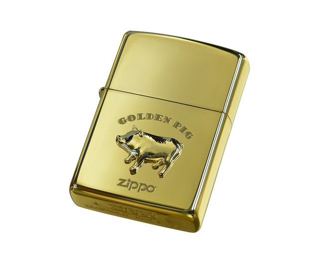 ZIPPO官方旗艦店】黃金小豬防風打火機ZA-2-126A - 設計館Zippo 其他