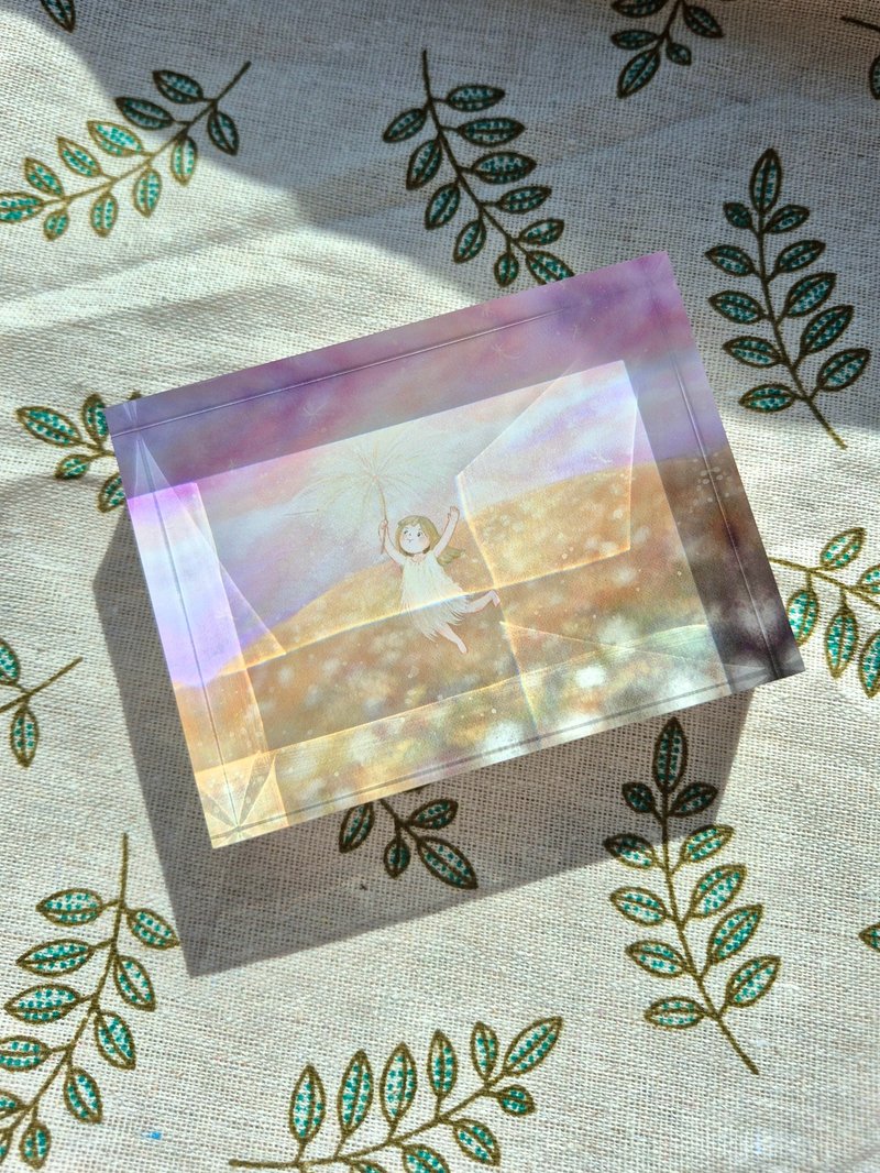 療癒水晶畫-隨著蒲公英飛翔 - 擺飾/家飾品 - 壓克力 