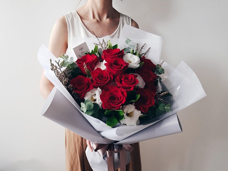Flowers│Imported Red Roses│Fresh Flower Bouquet│Delivery Only in Taipei City│Self-Pickup Welcome - Plants - Plants & Flowers Red