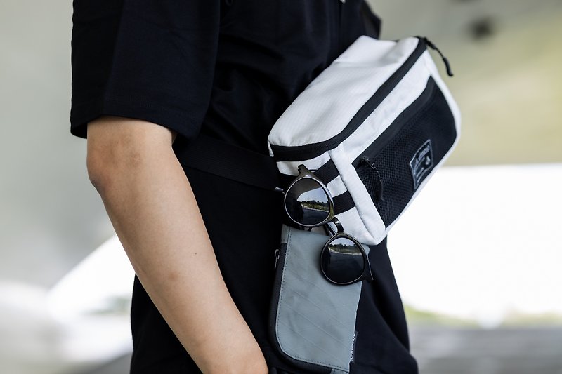 [Soar&Arrow] 2way high-performance side backpack waist bag chest bag crossbody bag made in Taiwan - กระเป๋าแมสเซนเจอร์ - ไฟเบอร์อื่นๆ หลากหลายสี