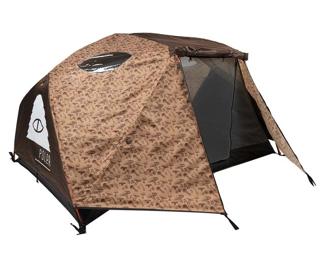 POLER TWO MAN TENT double tent Brown mushroom limited
