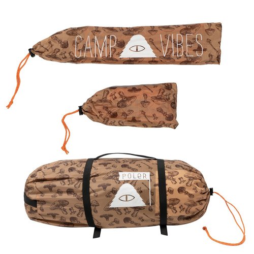 ポーラー TWO MAN TENT SUMMIT CAMO GREEN テント POLeR OUTDOOR STUFF (ポーラーアウトドアスタッフ) / 2人用