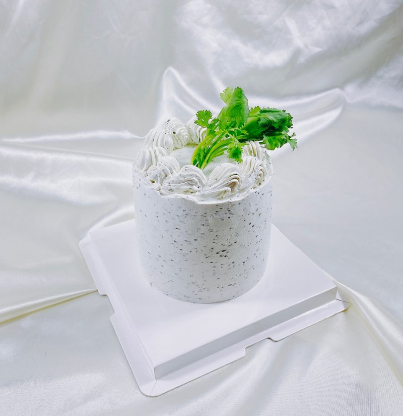 香菜 蛋糕 生日蛋糕 客製化 甜點 彌月 婚禮 母親節4 6 8吋宅配 - 蛋糕/甜點 - 新鮮食材 綠色