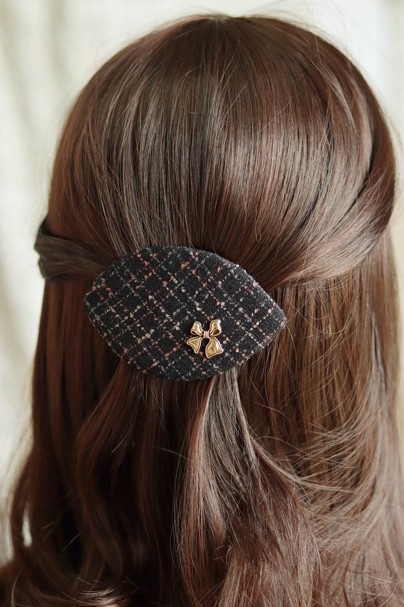 Vintage handmade hair accessories hairpin spring clip - Hair Accessories - Other Materials 