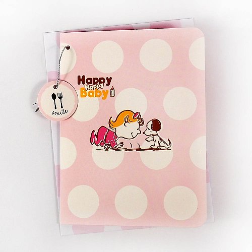 205剪刀石頭紙 Snoopy 祝福給小女孩寶寶【Hallmark 立體卡片 寶貝賀喜】