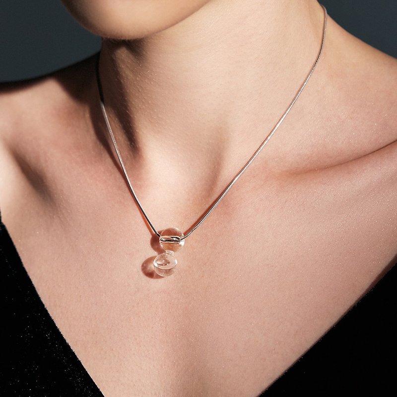 Glass Necklaces Transparent - Mini Icicle necklace