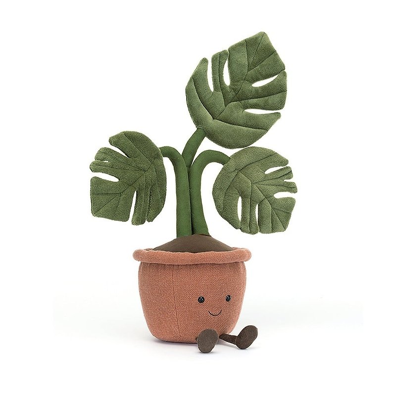 Amuseable Monstera Plant 龜背芋盆栽 - 公仔模型 - 聚酯纖維 綠色