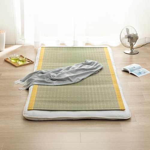 IKEHIKO專賣店｜日本池彥頂級藺草製品｜讓生活與自然更靠近 【消暑涼方】熊本八代草蓆詩織特仕 天然材質 吸汗透氣 清爽除臭