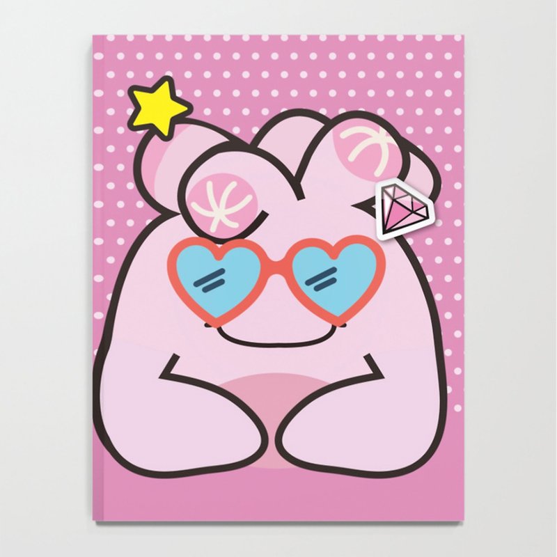 【Plump Planet Friends】Notebook | Sakura Yulu - Notebooks & Journals - Paper Pink