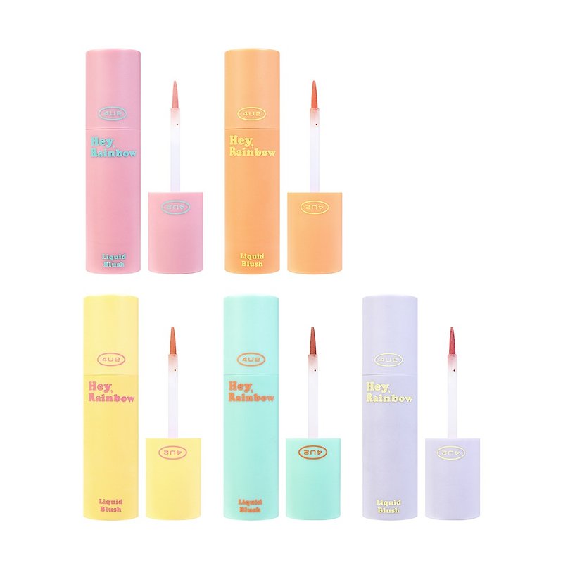 【4U2】Rainbow Toning Rendering Blush Liquid (New Arrival) - Lip & Cheek Makeup - Other Materials Red