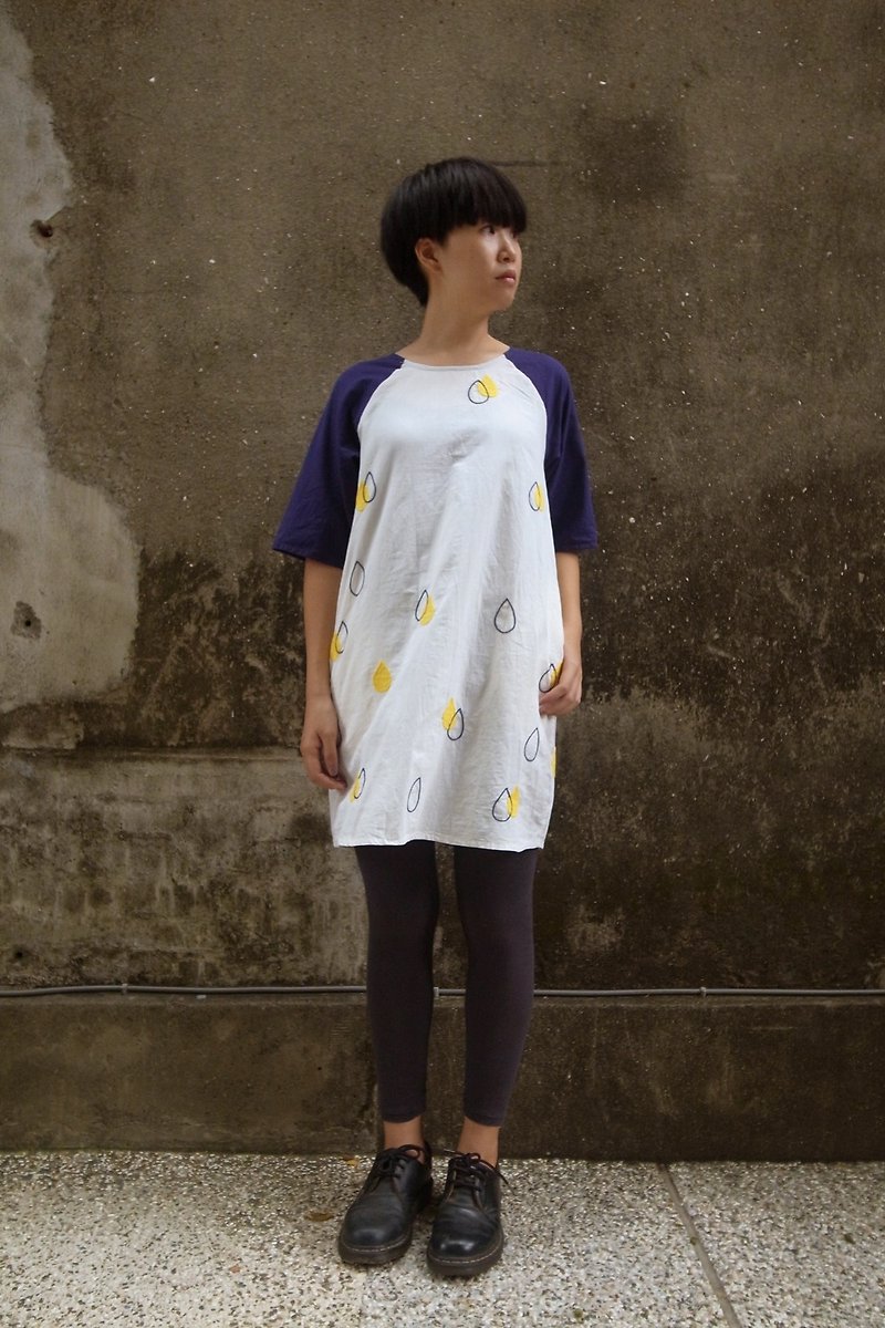Fair Trade Embroidery Embroidered Hand woven Long Shirt - เสื้อผู้หญิง - ผ้าฝ้าย/ผ้าลินิน ขาว