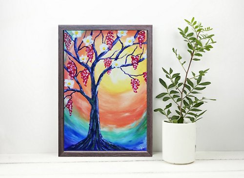 Nikkolina-Art Original Painting Tree Of Life Symbolic Painting Handmade Artwork