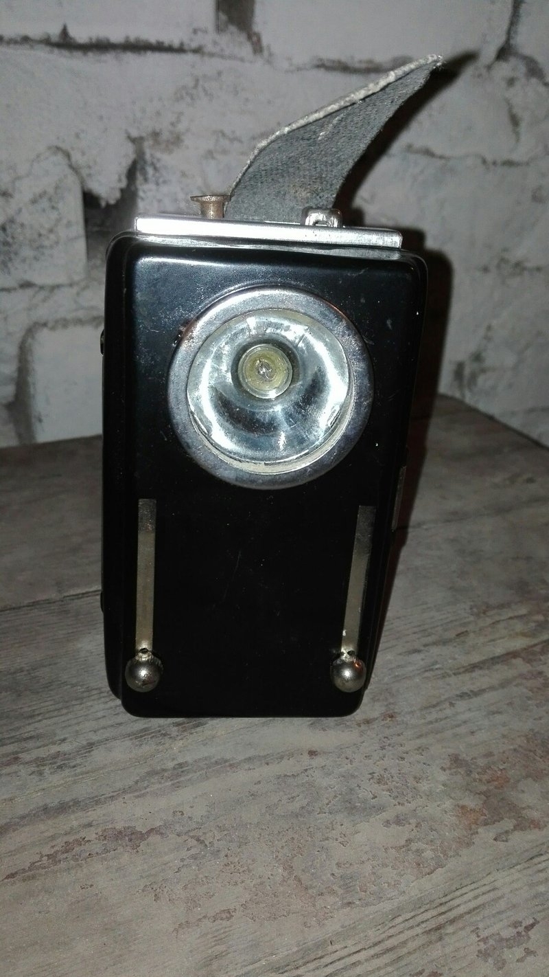 USSR Soviet Russian 3 color Signal Pocket military Flashlight Morse Vintage - Lighting - Other Metals Black