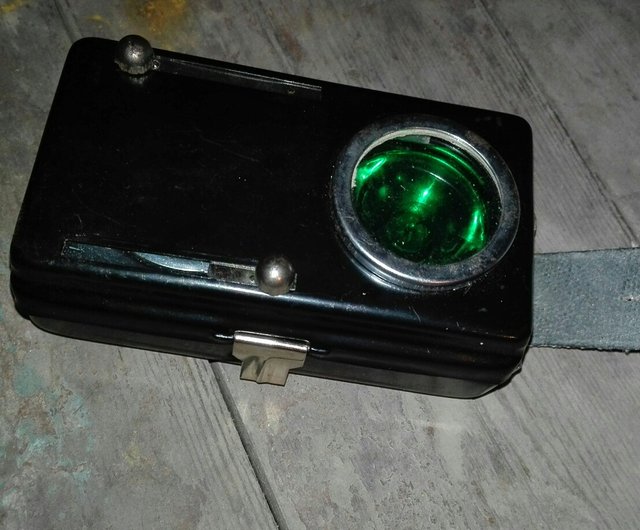 USSR Soviet Russian 2 color signal Flashlight Morse Vintage