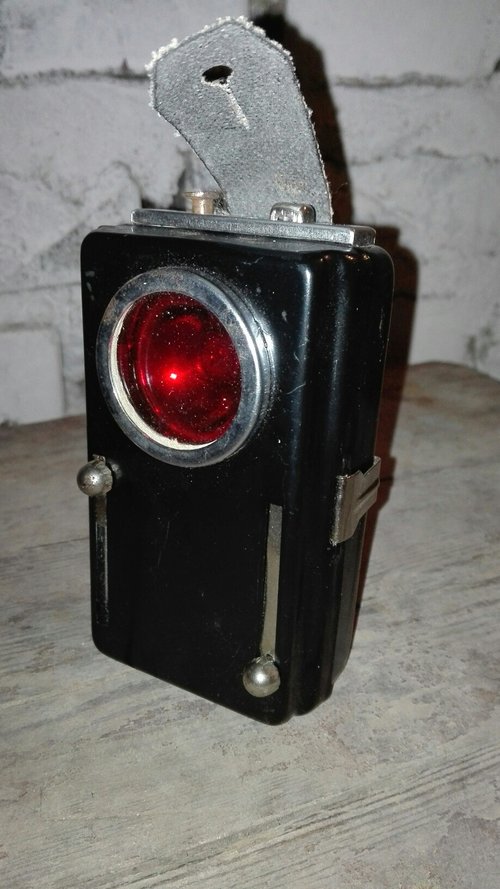 USSR Soviet Russian 2 color signal Flashlight Morse Vintage