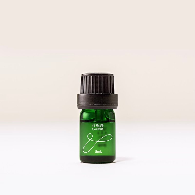 【100%天然植物萃取】雲山水悠舞精油 5mL | Cycitrus 杉與橙 - 香氛/精油/擴香 - 濃縮/萃取物 綠色