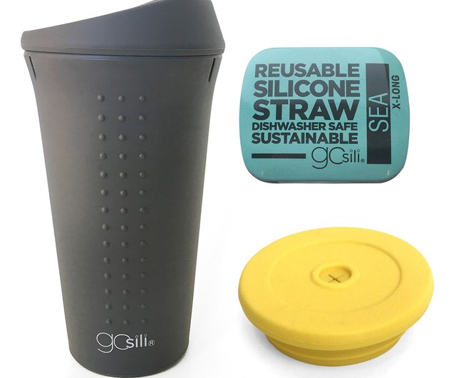 GoSili Silicone Straw Lid Sea