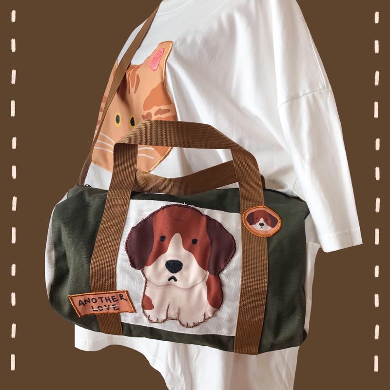 striped shoulder bag beagle - Other - Other Materials 