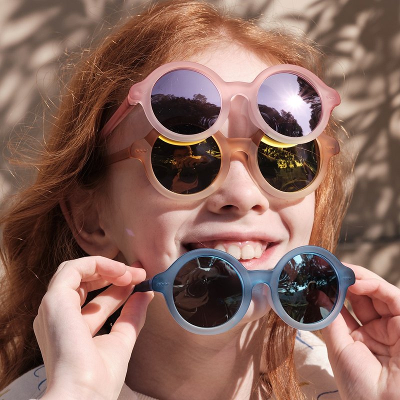 KiGO Bobby Anti-UV Lightweight Polarized Children's Sunglasses (6-9Y) - Various styles available - แว่นกันแดด - วัสดุอื่นๆ หลากหลายสี