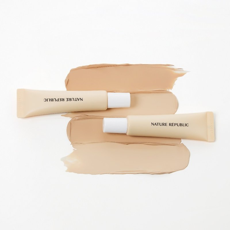 Nature Republic Plant Extract Moisturizing Concealer Naturally Waterproof and Sweatproof Concealer 15ml-Two options to choose from - แป้งรองพื้น - วัสดุอื่นๆ 