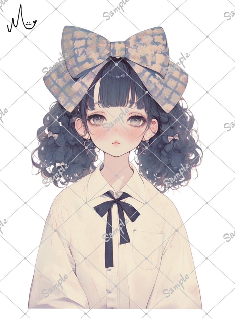 オリジナル人物ステッカー - 貼紙 - 紙 