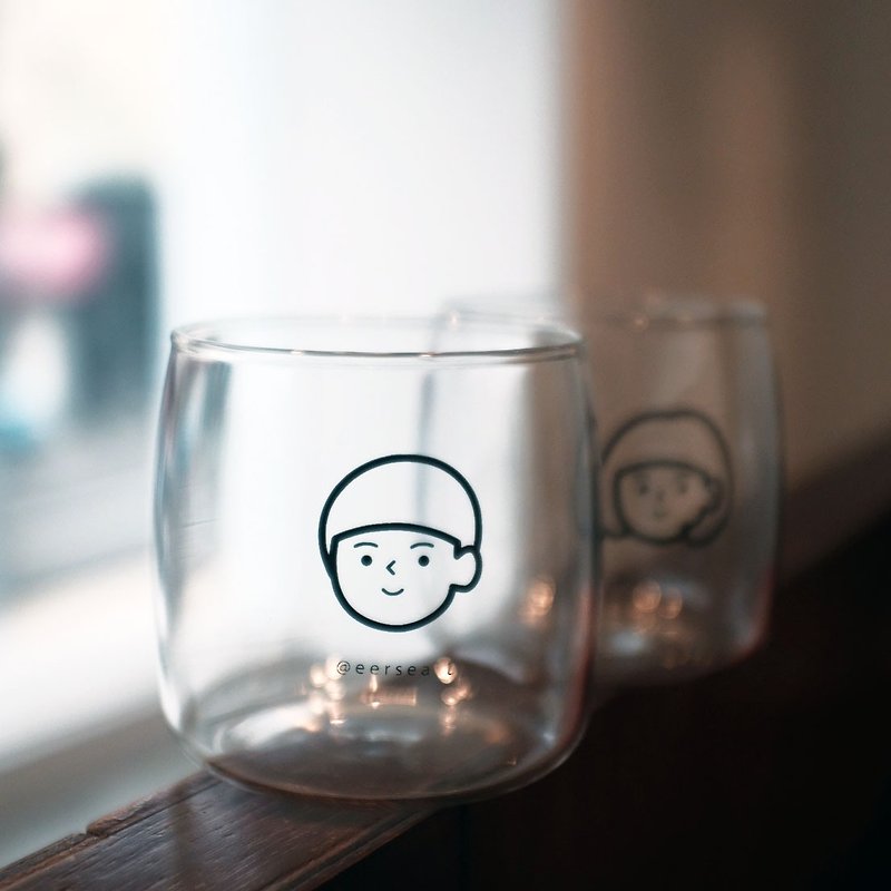 【台湾から24時間送料無料】Dudu カップル グラス カップ ペア - グラス・コップ - ガラス 