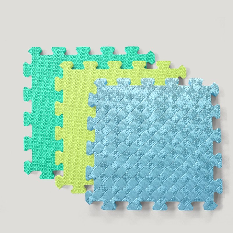 【QMAT】14mm巧拼地墊30*30cm-六入組 - 地墊/地毯 - 環保材質 多色