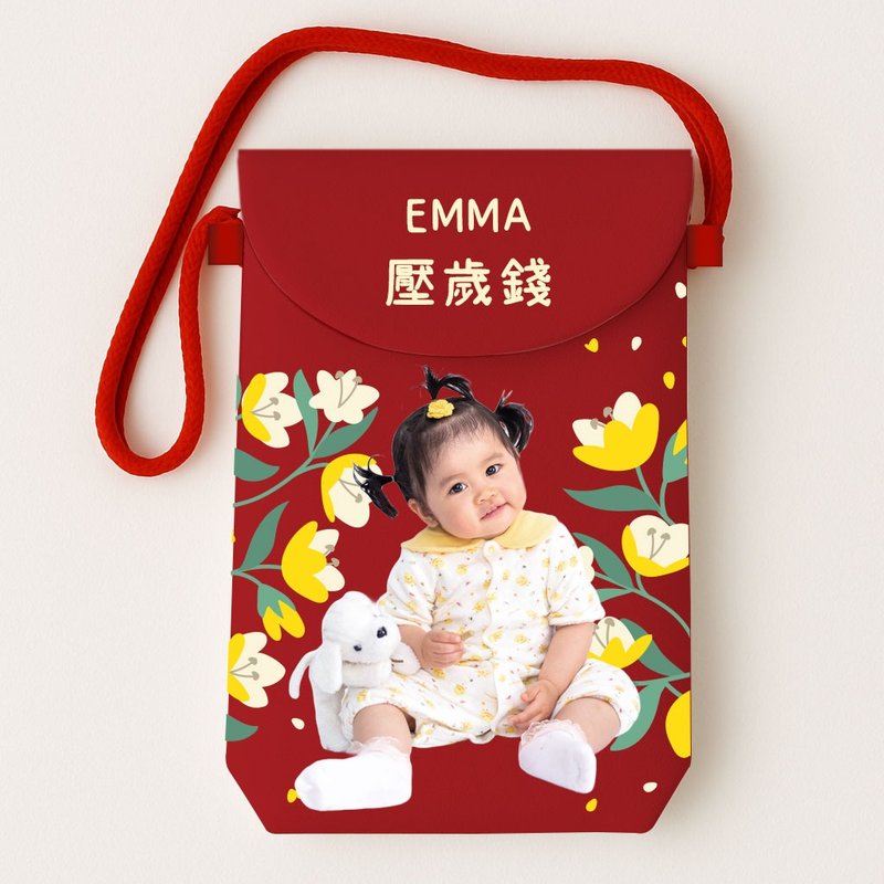 【客製化紅包揹袋】2025 紅包收納袋。紅包揹袋 - 紅包袋/春聯 - 聚酯纖維 