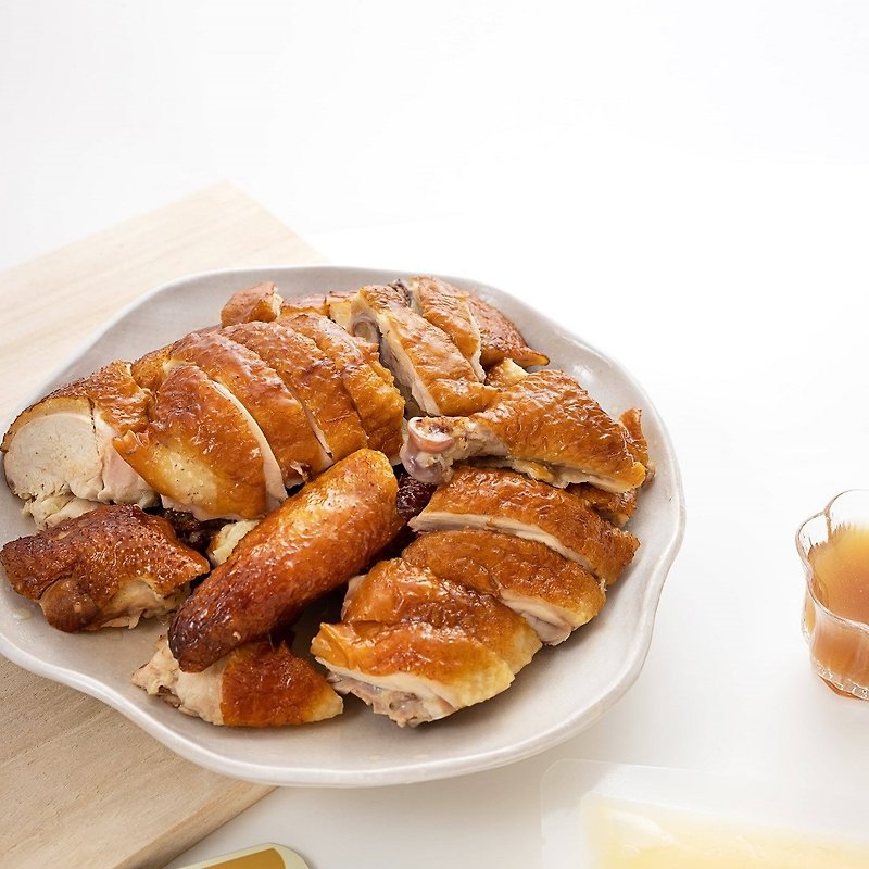 【Free Shipping】Smoked chicken 2-entry discount group cut into pieces 800g (half*2) home-made gourmet healthy pheasant