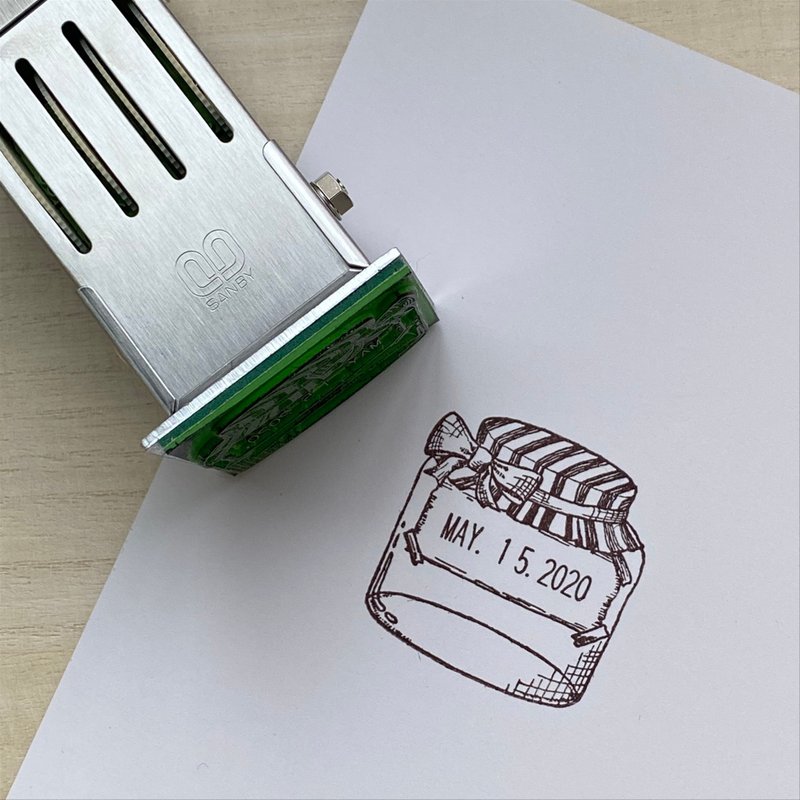 日付回転印　キャンディージャー - 印章/印台 - 橡膠 