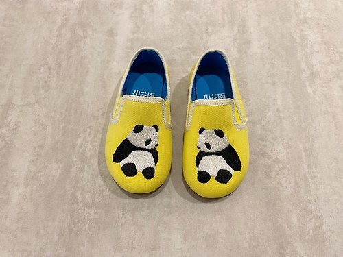 小花園 童樂福鞋 熊貓 黃色