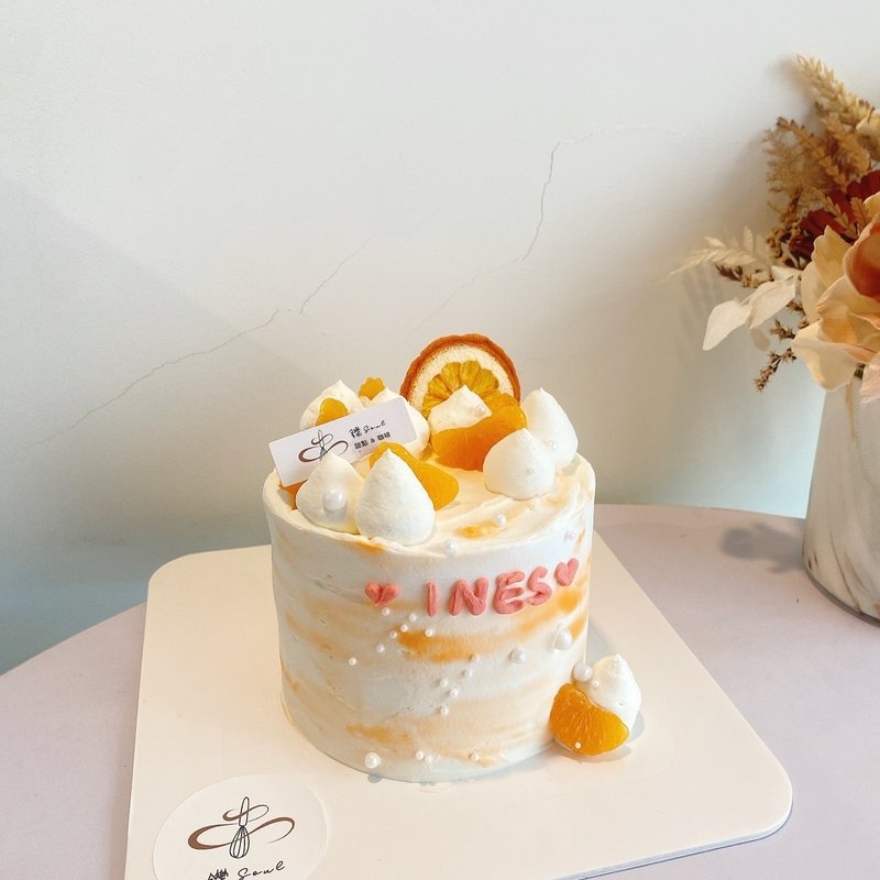 Osmanthus Citrus Cake Available for Home Delivery Public Version Cake Birthday Cake Dessert Customized Taipei - Cake & Desserts - Fresh Ingredients 