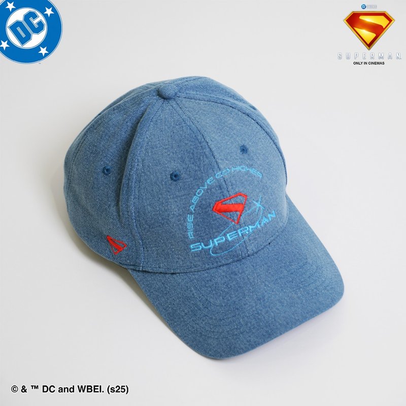 【SUPERMAN】丹寧布帽 - 帽子 - 其他材質 