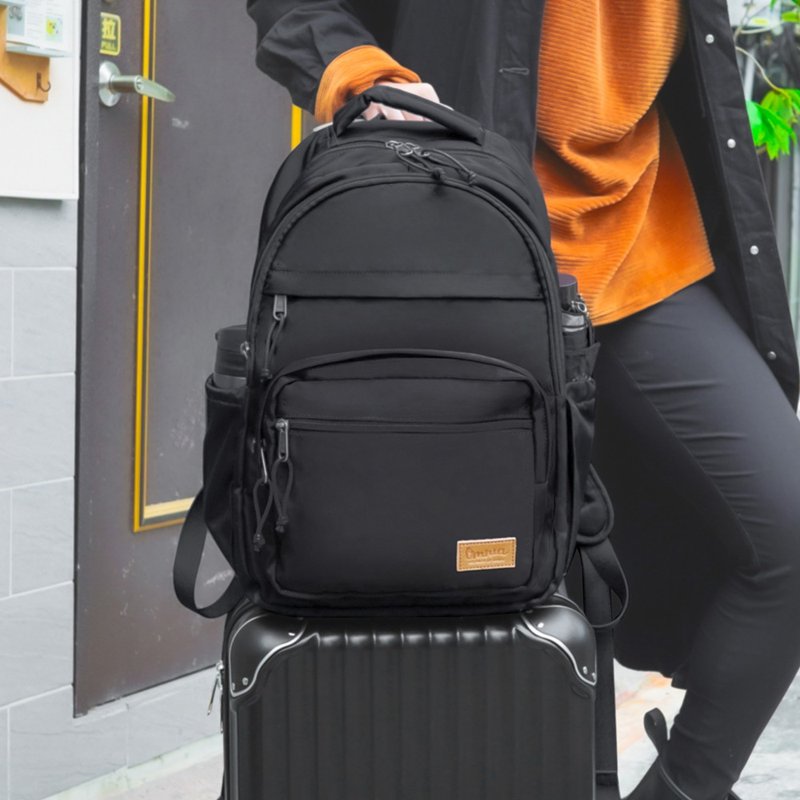 Light travel large capacity laptop backpack (13 colors) - กระเป๋าเป้สะพายหลัง - ไนลอน 