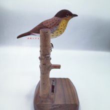 ハシビロコウ(小)【木彫バードカービング】 - ショップ 木彫