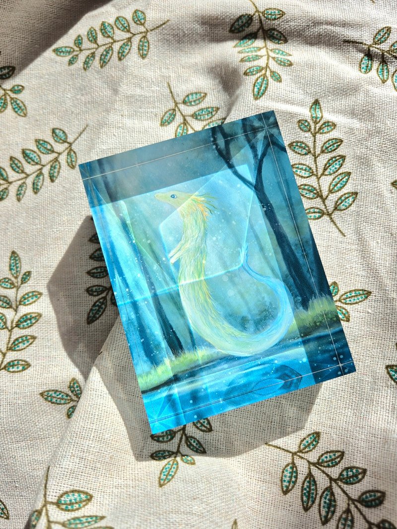 療癒水晶畫-守護靈魂的龍 - 裝飾/擺設  - 壓克力 