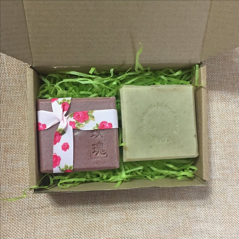 Mini Handmade Soap Gift Box - Christmas Express gift for fast shipping - สบู่ - พืช/ดอกไม้ 
