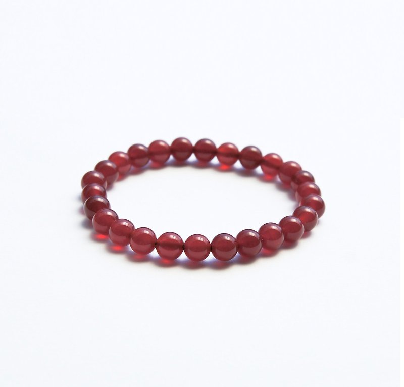 New year's gift, lucky, small fruit - Bracelets - Gemstone Red