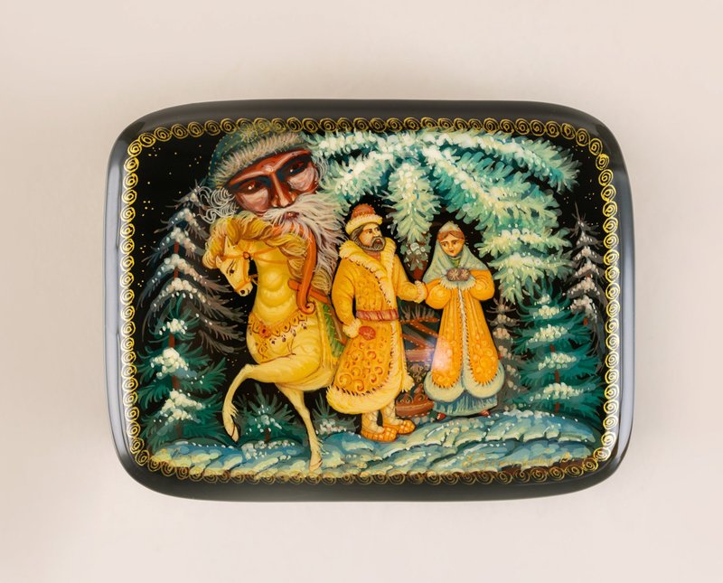 Lacquer Box Painted jewelry box, ornate jewelry box - Storage - Other Materials 