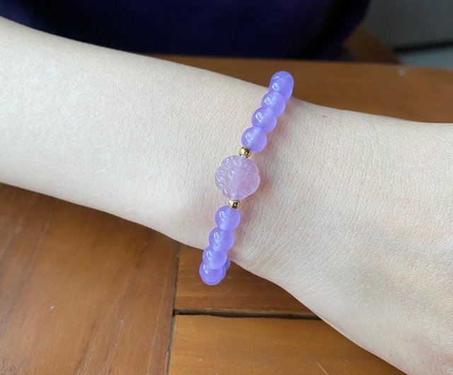 Silky Purple Fluorite Bracelet