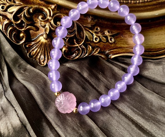 Silky Purple Fluorite Bracelet