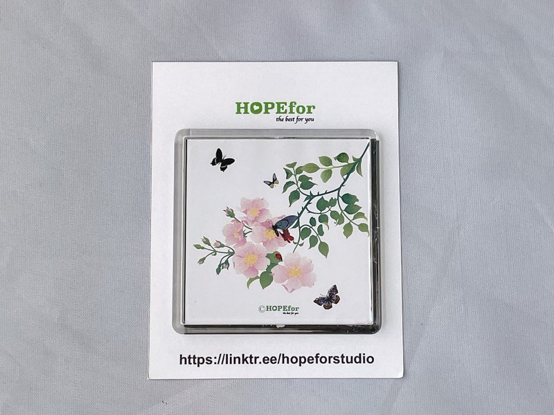 壓克力磁鐵 | 花與蝶 - 擺飾/家飾品 - 壓克力 